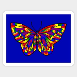 Rainbow Butterfly Sticker